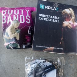 New One Packages Four Piece Women's Exercise Equipment