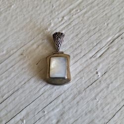 Sterling Stone Pendant