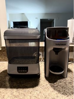 Dr Browns bottle washer/ sanitizer & babybreeza bottle maker