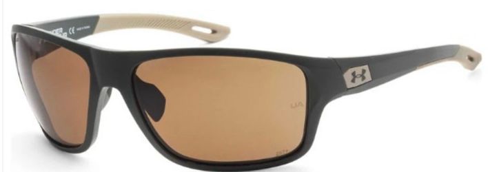 New! Under Armour Men's Brown Oleophobic Lens Sport Sunglasses