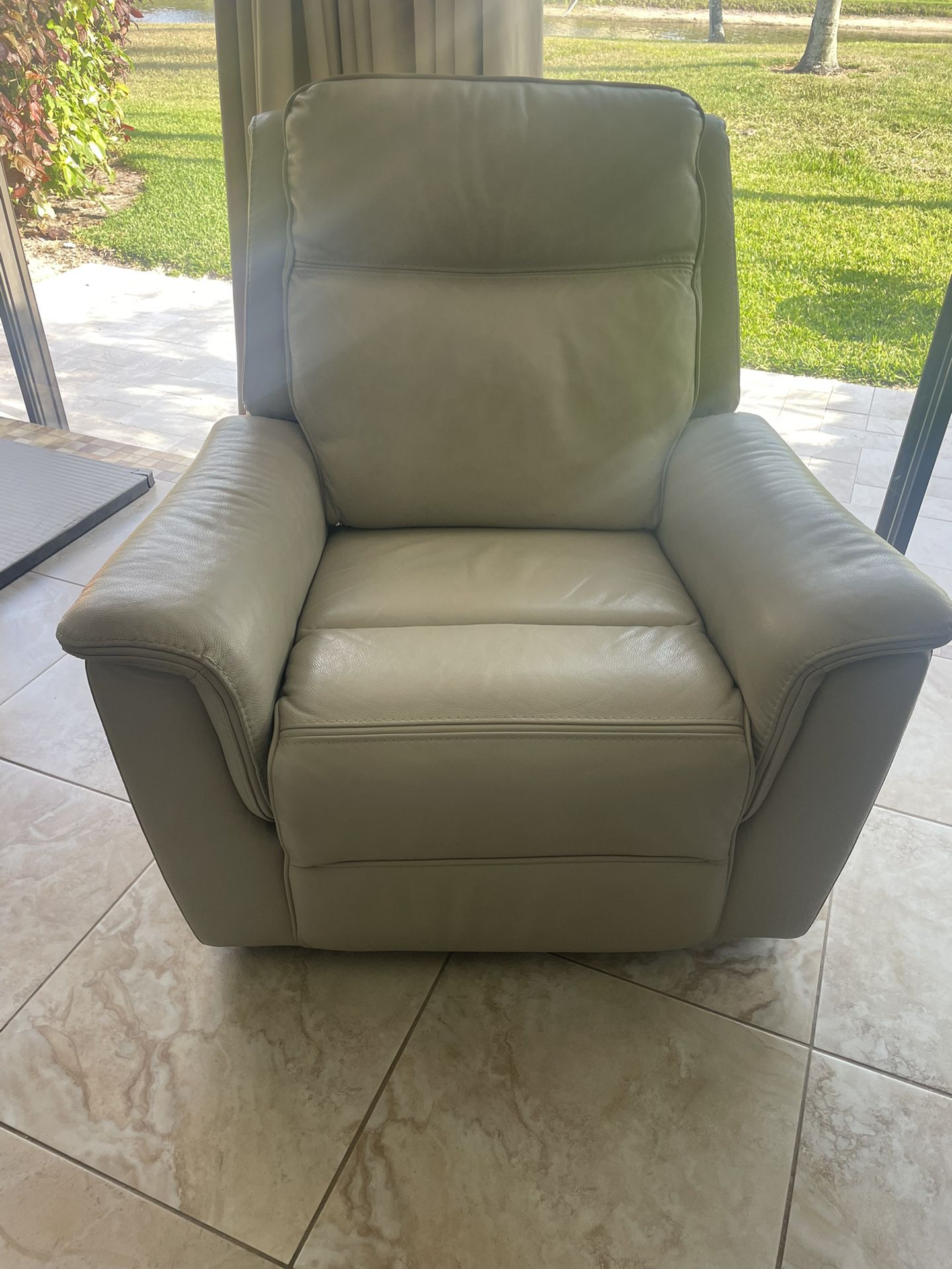 All Leather Recliner 
