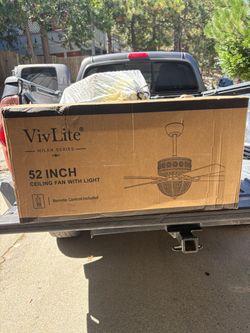 VivLite 52’ Ceiling Fan w/ Remote