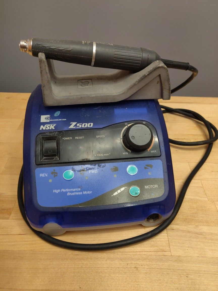 NSK Z500 NE114-SB Dental Lab Console Motor and FC-40 Foot Pedal Includes