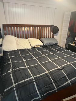 King frame a mattress