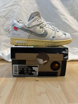 Nike X Off White Dunk Low Lot 01 Of 50 Size 5.5