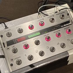 Tc Electronic Professional Guitar Multi Effects Unit Both Rack Mount And Floor Pedal