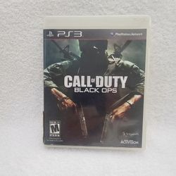 Call of Duty: Black Ops (Sony PlayStation 3, 2010) Pre-owned With Manual 