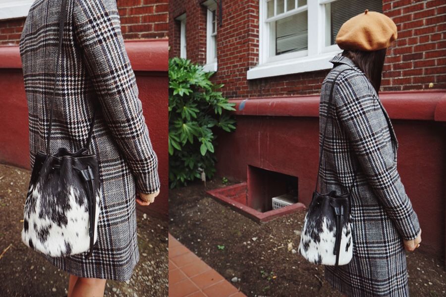 Prime Cut Cowhide Bucket Bag