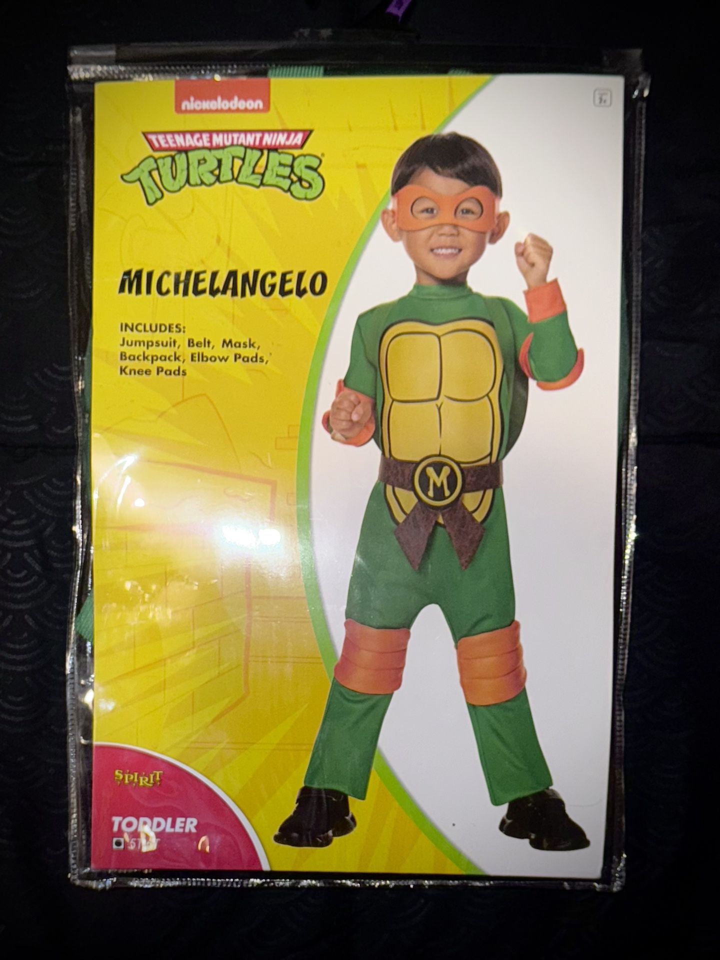 Nickelodeon - Spirit Halloween TMNT Michelangelo Toddler Costume (Size 5-6T) Ninja Turtles - Mikey