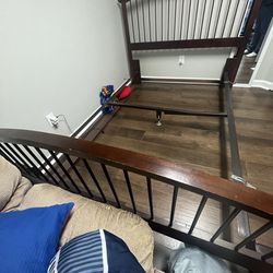 Queen Sized Bed Frame And Box Spring 