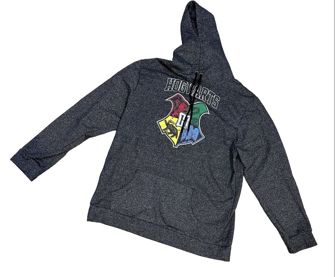 Harry Porter Hoodie Hogwart Sz 2XL Men’s Black & White Pullover Great Condition