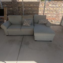 Bob's Bobopedic Playday Sectional Sofa With Pop-up Sleeper And Storage 