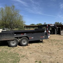 2025 Goose Neck Dump Trailer Texas Pride 