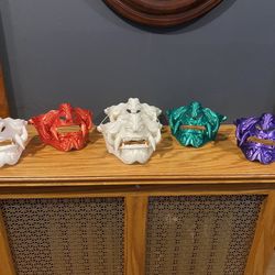Wearable 3D Printed Oni Half Mask