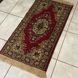 Vintage Turkish Rug 50”x24”