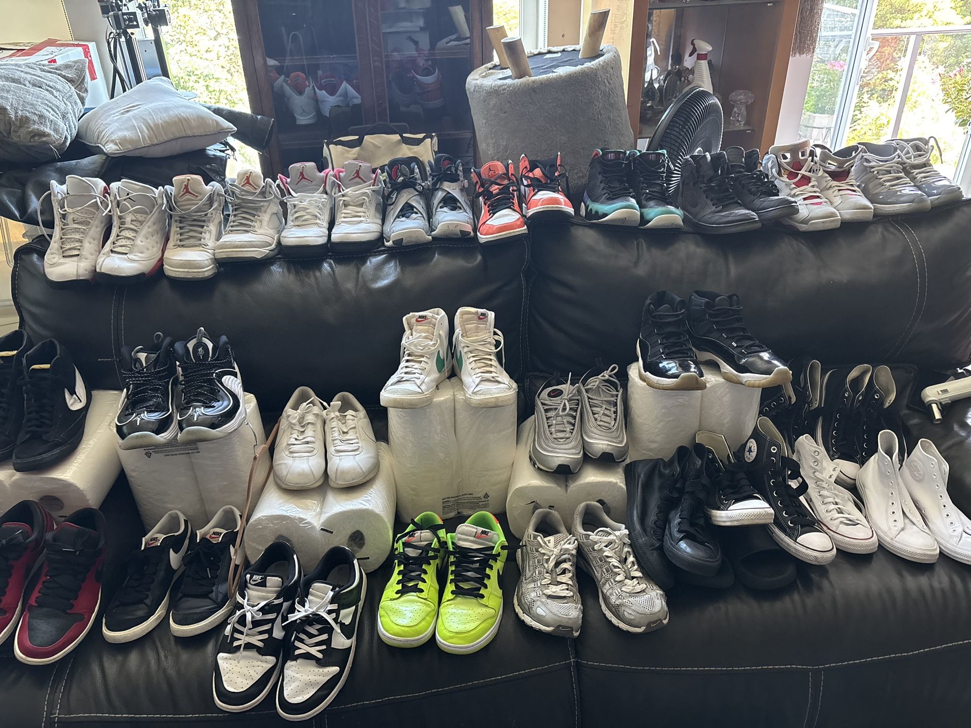 Nike, Jordan’s, Converses