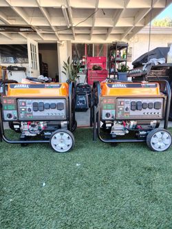NEW dual fuel generator 12,000w with electric start NUEVO