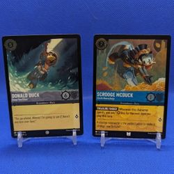 Donald Duck Scrooge McDuck Foil Lorcana Cards
