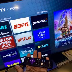 55” Inch New Smart Tv,, 