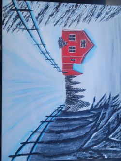Winter Landscape Painting