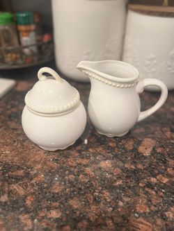 Princess house sugar & creamer