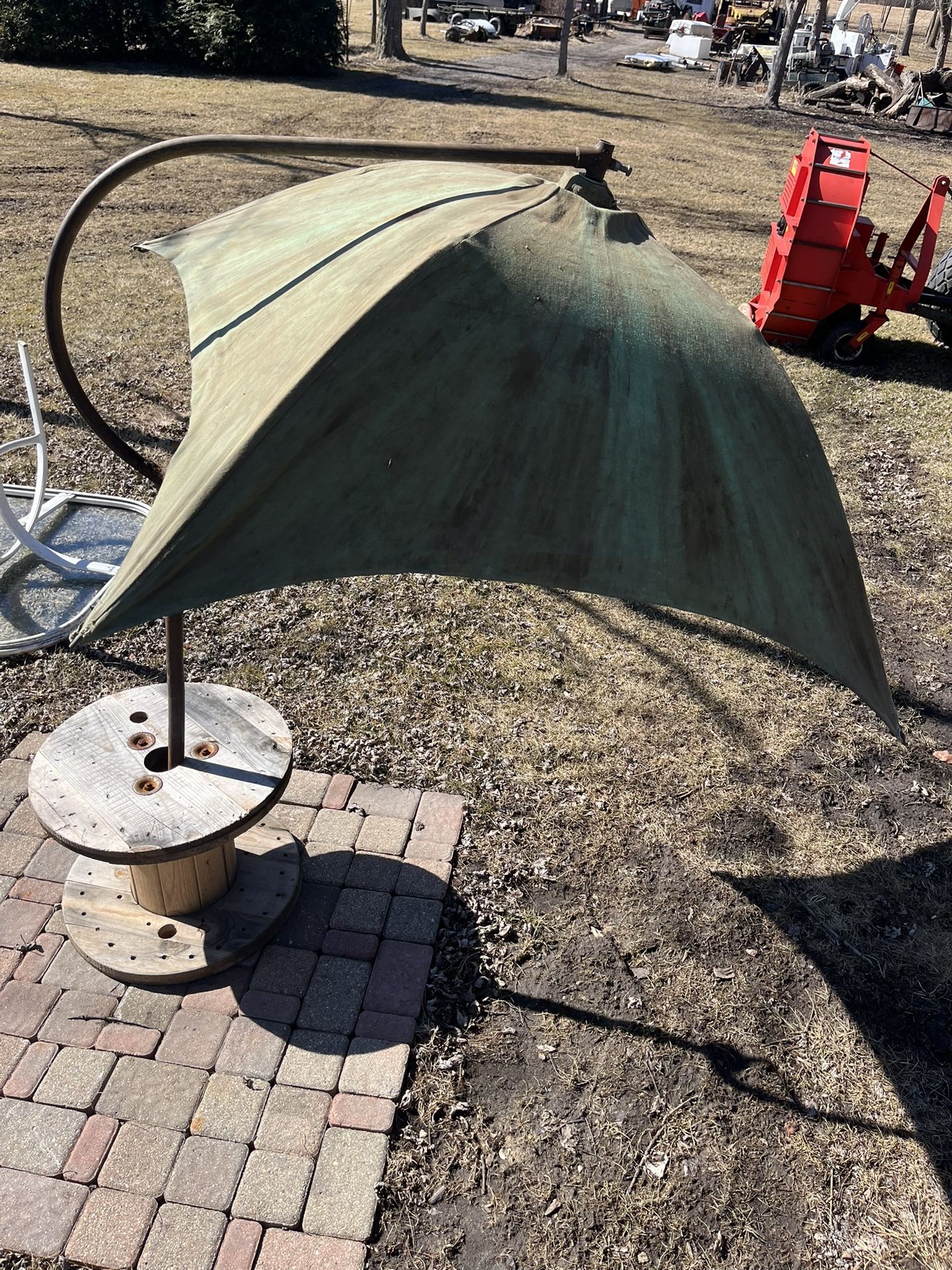 Snowco TU-56 Antique Tractor Dozer Mower Equipment Umbrella