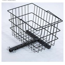 NEW  Scooter Rear Basket for Go-Go, Drive, Golden and Pride Mobility (Only Works with Scooters & Power K Equipped with 1" x 1" Hitch Receiver)