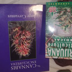 2 Jorge Cervantes Books TheCannabis Encyclopedia And Marijuana Horticulture The Indior/outdoor Medical Growers Bible
