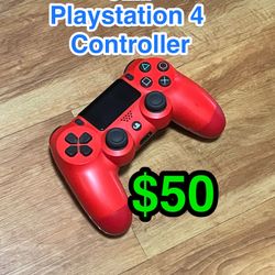 🎮 OEM Sony PS4 DualShock 4 Controller Red Wireless Official 🔥