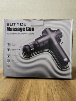 Butyce Y8 Pro Max Black Portable Deep Tissue Percussion Muscle Massage Gun