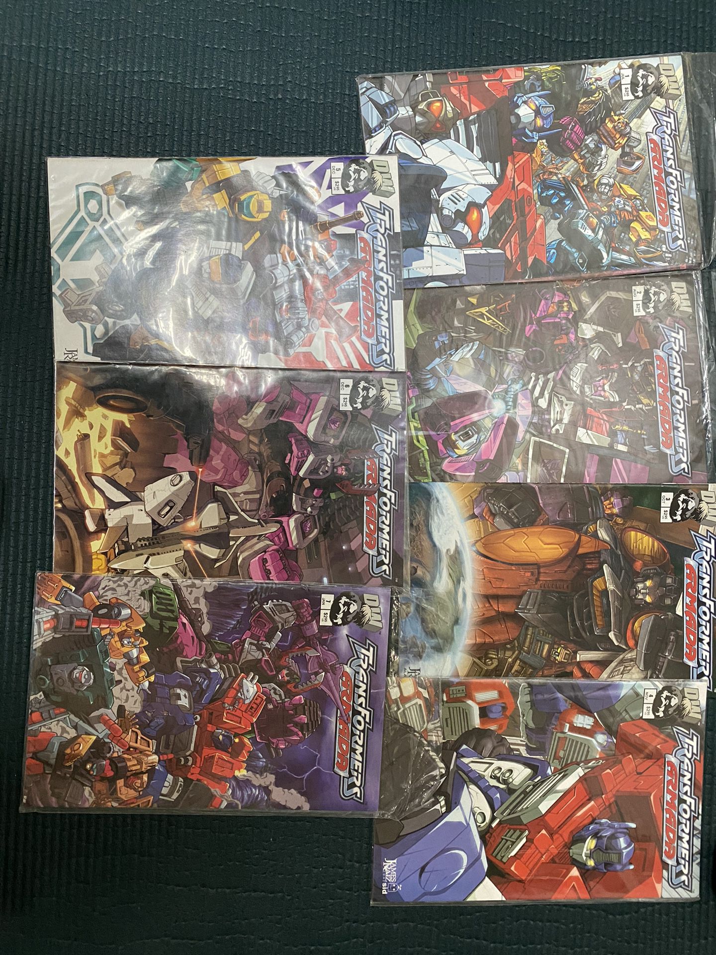Transformers armada Comics #1-7