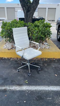 White Office Chair $50
