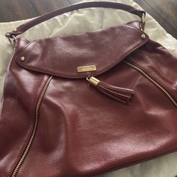 Onna Ehrlich Pebbled Leather Kelly Shoulder Hobo Bag