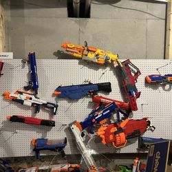 Assorted Nerf Guns