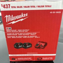 Milwaukee M18 Red Lithium HIGH OUTPUT  XC6.0 System Starter Kit