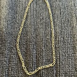 14 K Gold Plated Chain 16in