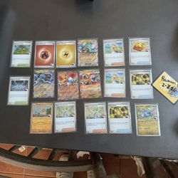 Pokemon Play Stamp Cards 