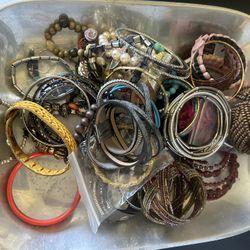 Bracelets for women lot. One lb +. Vintage to costume.