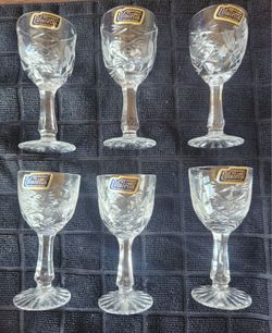 Crystal Liquor Glasses