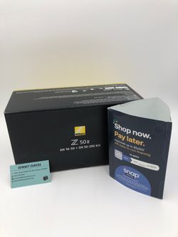 Nikon z50 II2 lens combo
