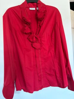 Red New York & Company Shirt