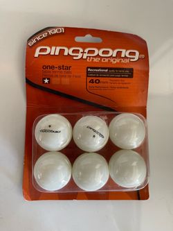 Ping Pong Balls (6 total)