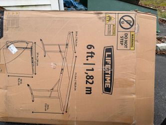 Lifetime Commercial 6' Fold-in-Half Table, 2-pack 