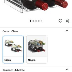 Estante Para 4 Botellas De Vino