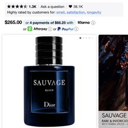 Dior Elixir Fragrance 