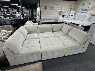 Tisdale 6PC Modular Sectional. 🚚WE DELIVE🚚