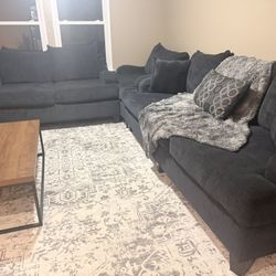 Living Room Couch Set – 3 Couches – $500 (All) Blue
