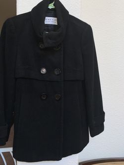 Trina Turk Black Pea Coat