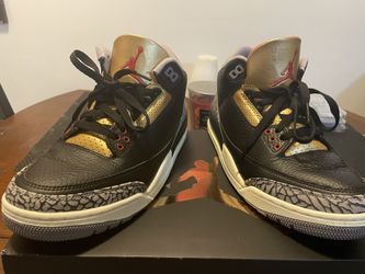 JORDAN RETRO 3 GOLD CEMENT RARE