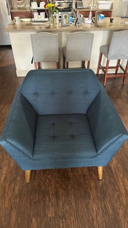 Large Blue side chair
